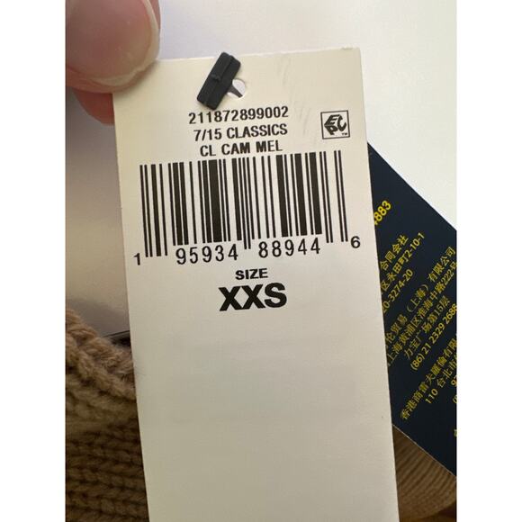 Polo Ralph Lauren  Wool Turtleneck Sweater Camel Melange Size XXS New with tags - Picture 6 of 6